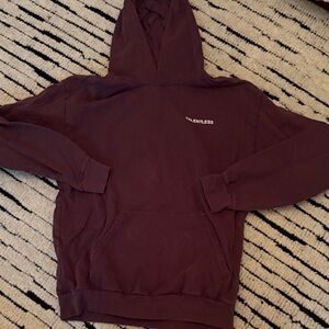 TALENTLESS Men's Dark Brown Hoodie